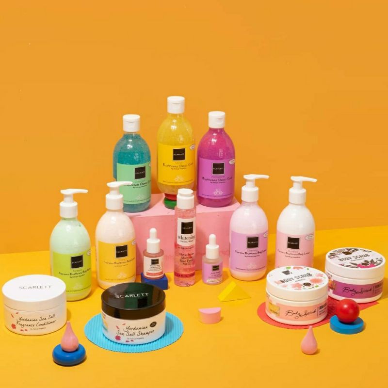 SCARLETT Whitening Paket Hemat 5 Item Bisa Campur Semua Produk Scarlett