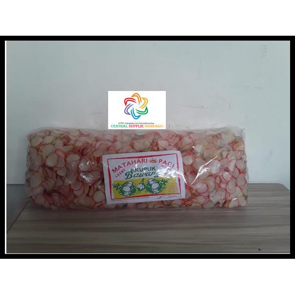 

Kerupuk Bawang Matahari Pagi [5 Kg / 1 Bal ]