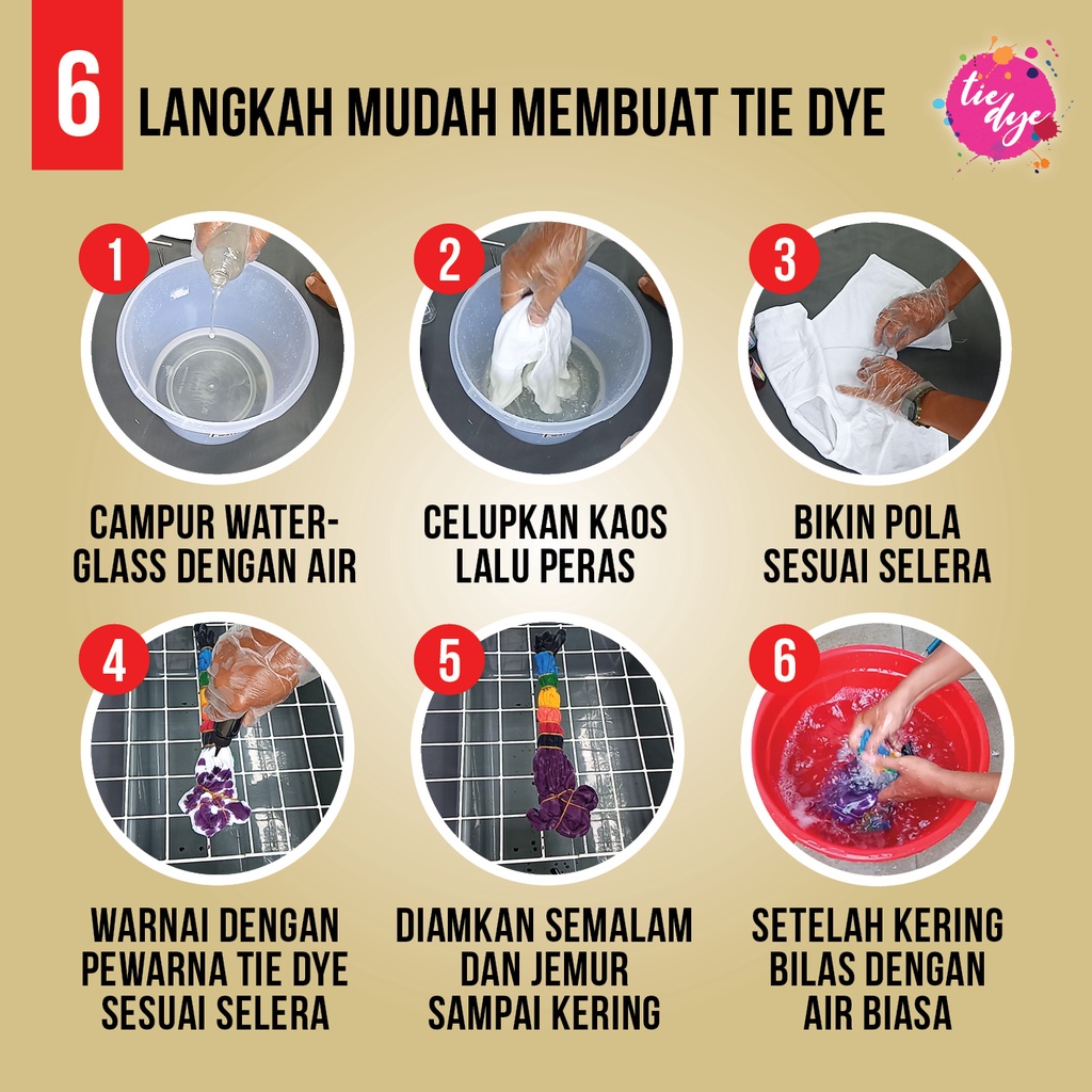 Pewarna Tie Dye Paket Waterglass