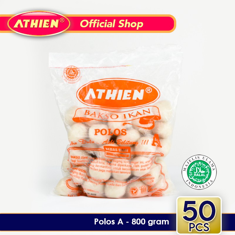 

Athien - Bakso Ikan Polos A Asli Belitung / 800 gram