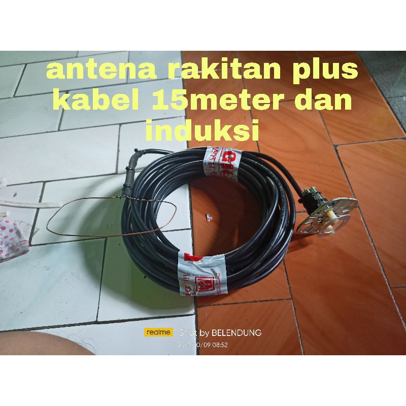 antena kathrein  katrin  katrin terpasang kabel 10meter dan kabel induksi
