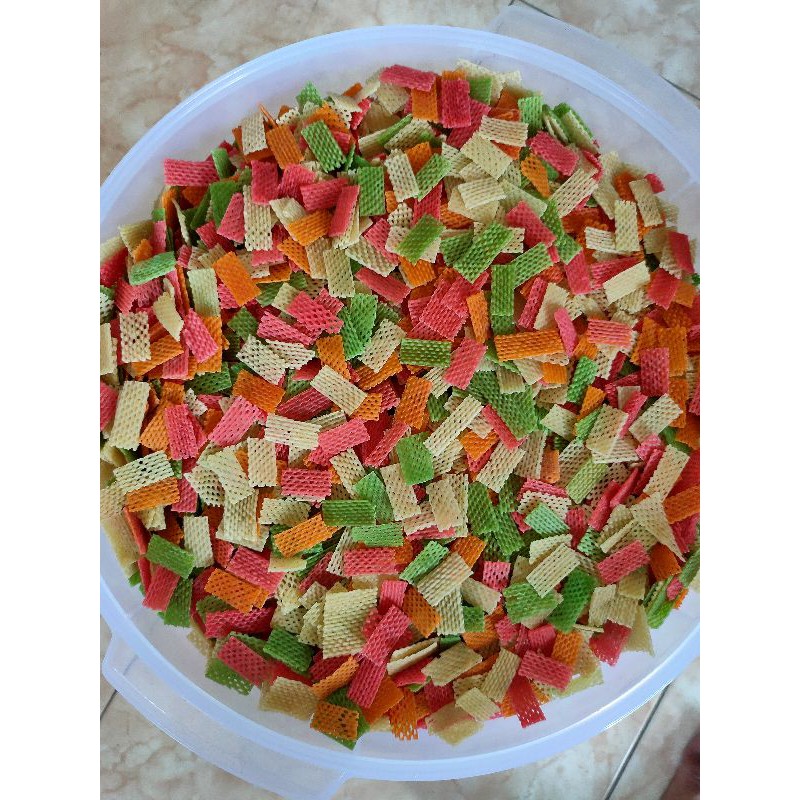 

Kerupuk Taro Warna MK Mentah 1Kg