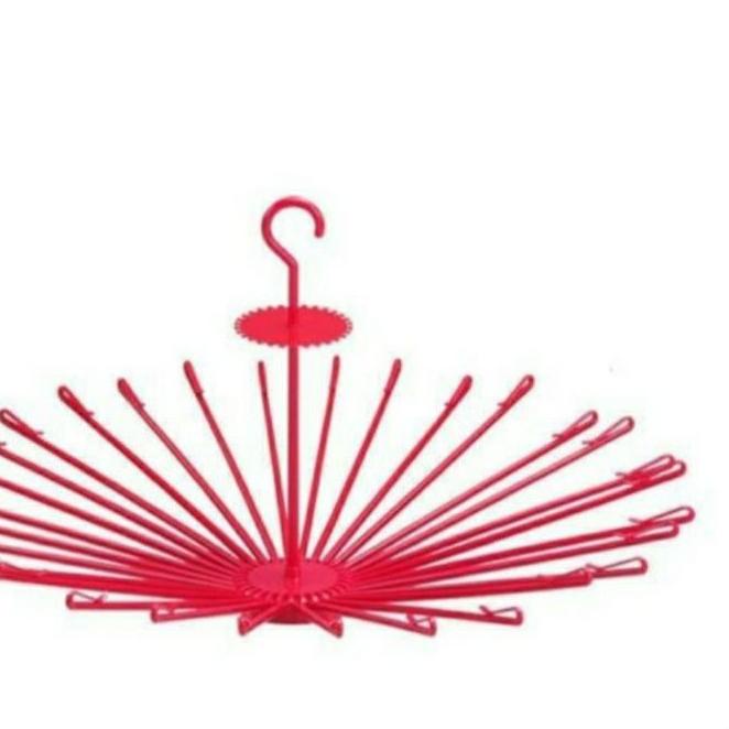 Folding hanger 30 stik susun 2 Owl plast/gantungan baju bayi plastik/Folding hanger 24 stik susun 2