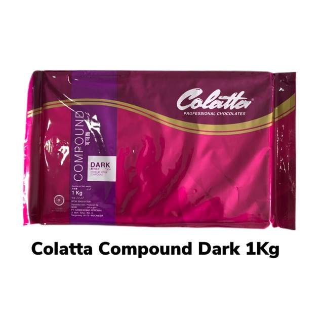 

Colatta Pro Professional Coklat Hitam Dark Compound 1kg