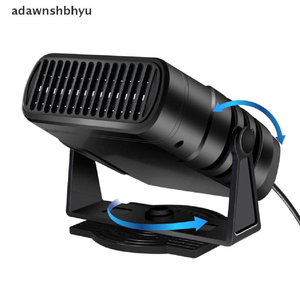 Adawnshbhyu 12V /24V Portable Car Heater Heating Fan Kaca Depan Defogging Demister Defroster