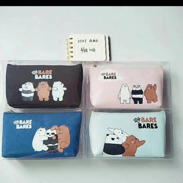 Dompet /Tempat pensil we bare Bears 4warna(AF)