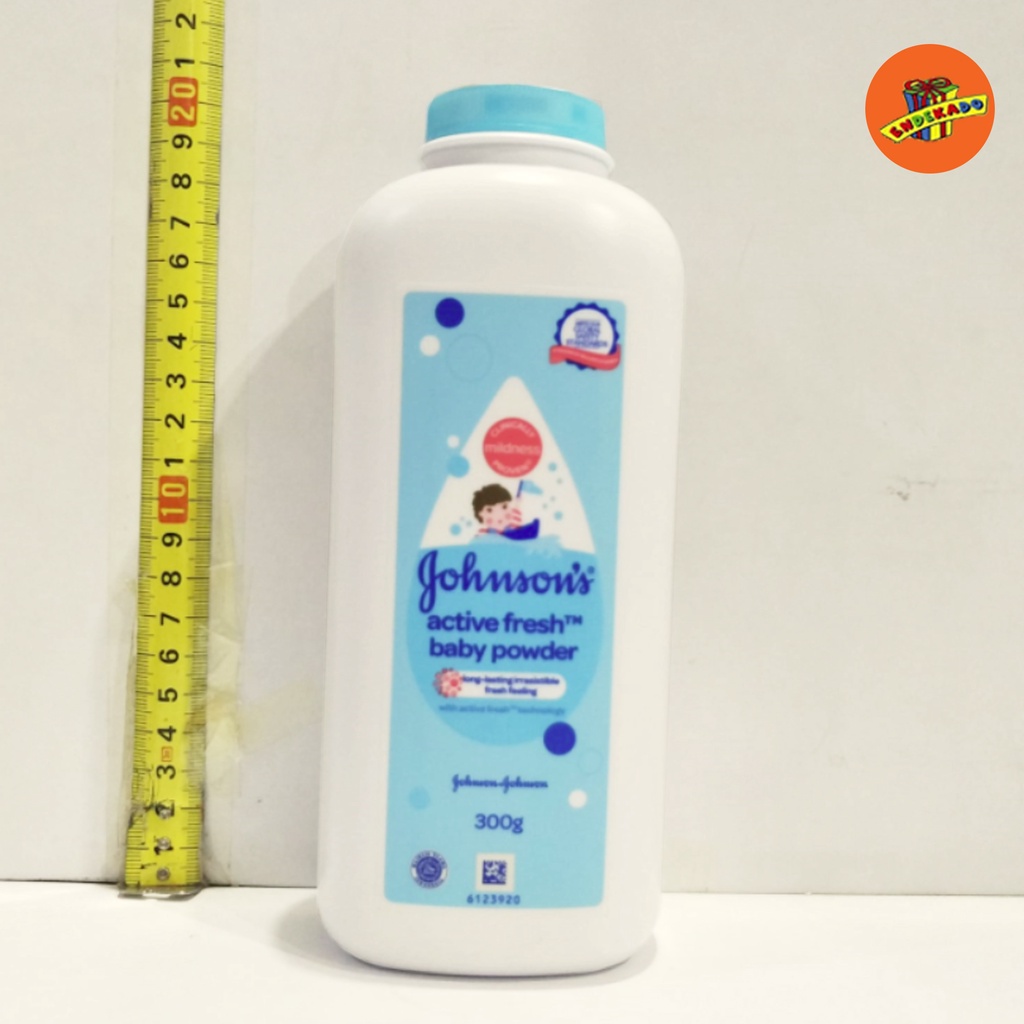 JOHNSON'S ACTIVE FRESH BABY POWDER 300g- Bedak Bayi