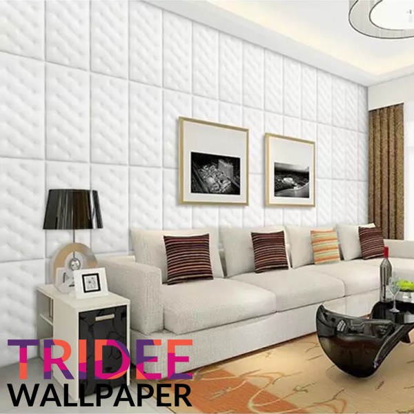 Wallpaper Headboard Stiker Foam 3D  | TRIDEE HEADBOARD FOAM