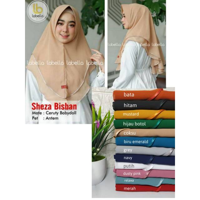 Hijab Jilbab Syar'i Labella Bisban