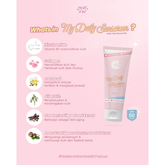 Ohmyskin! Sunscreen | My Daily Sunscreen