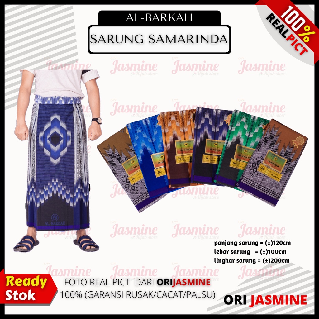 Sarung samarinda AL BARKAH sarung samarinda sarung pria murah sarung dewasa murah