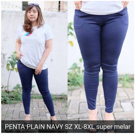 CELANA WANITA PENTA PLAIN 4 WARNA