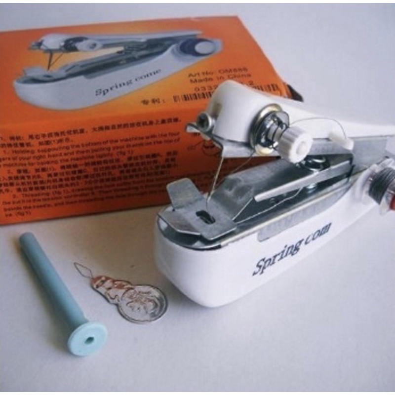 Mesin Jahit Tangan / Hand Stitch / Mesin Portable Jahit Mini / Spring Com