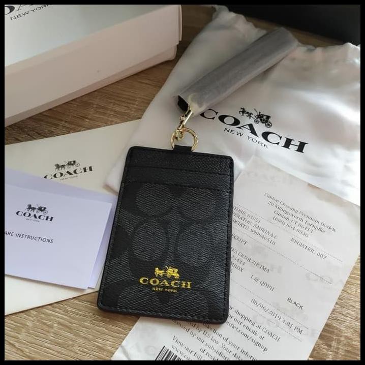 

Coach Signature Id Tag Lanyard - Original Guarantee 100%