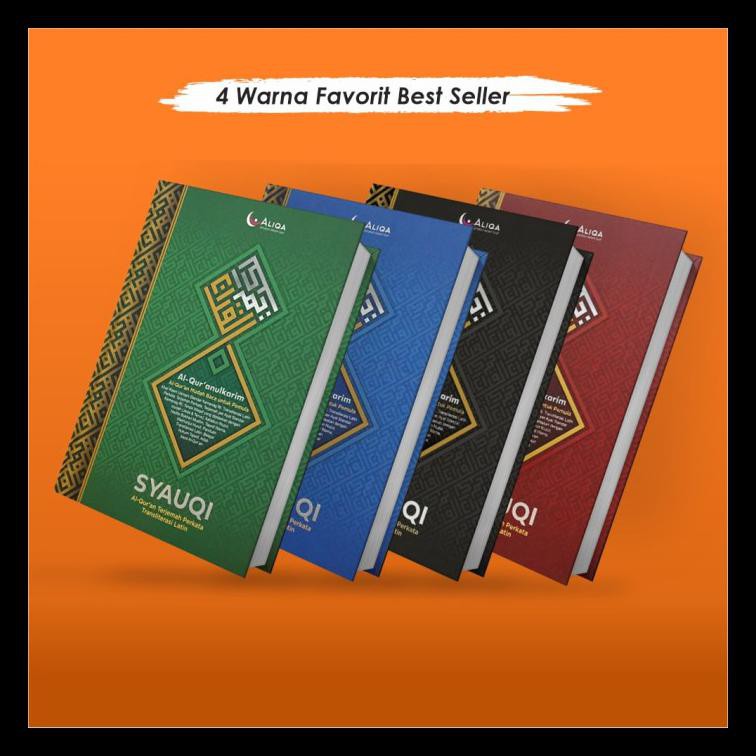 Buku Religi/Buku Spiritual Cod Alquran Syauqi Jumbo A4 Aliqa Ada Panduan Tajwid Dan Terjemahan -