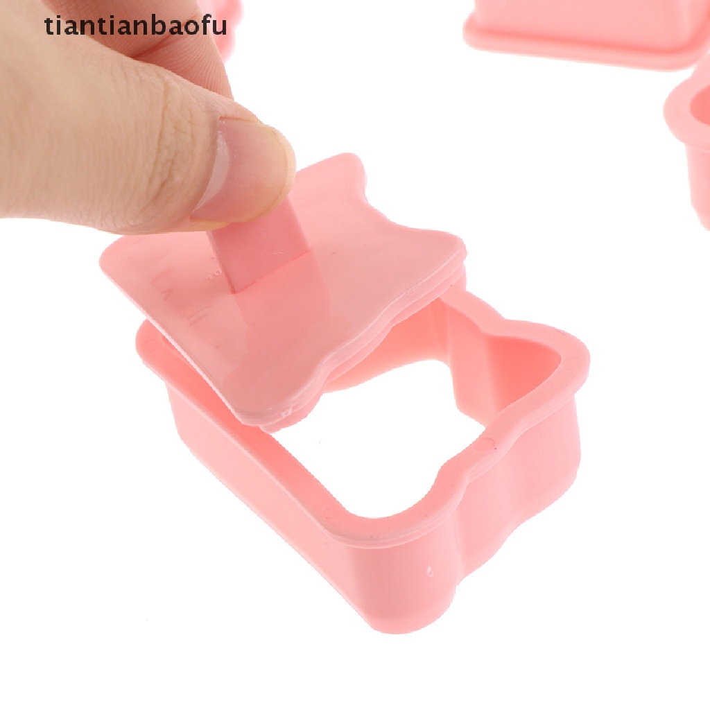 8 Pcs Cetakan Pemotong Kue / Biskuit Bentuk Kartun Corgi 3D Bahan Plastik