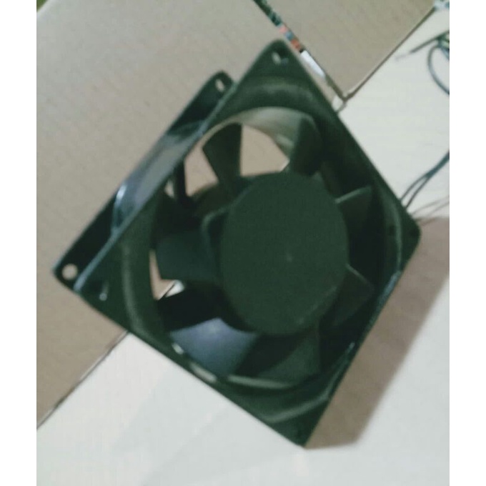 Cooling Fan / RUNDA Fan AC 220V - 0,09a ukuran 9,2cm tebal  3,8cm