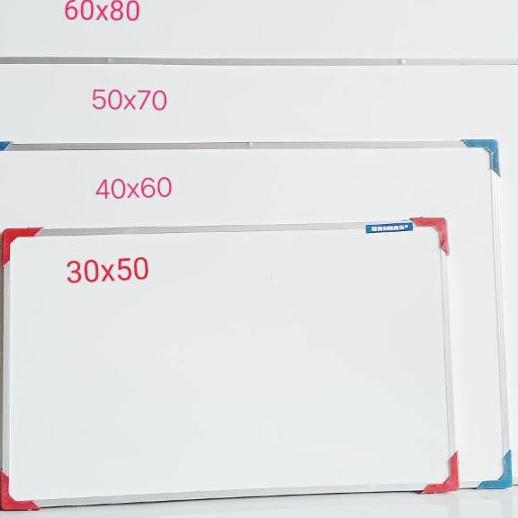 

bd ZPRN 40x60 Whiteboard papan tulis biasa dan MAGNET QL Dijual Murah￣
