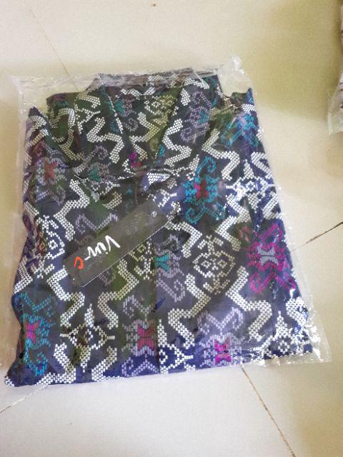Brotherrocks Kemeja Batik Pria Torpedo Hitam