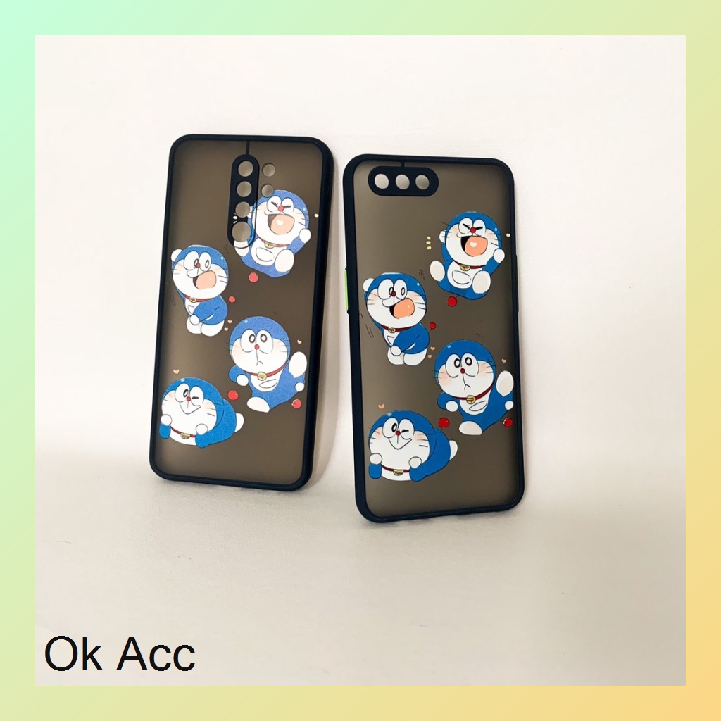 BARU Case Proteksi Anti crack shock Doraemon Case FM16 FM18 for Oppo Reno 4 4F 5 5F 6 A15 A15 A16 A33 A53 A37 Neo 9 A3s Real me 2 Pro U1 U2 C1 A5s A7 A12 A11k 5 5i 5s C3 6 7 7i 8 C11 C12 C15 C2 A1k C20 C21 C21y C25 Narzo 20 30A