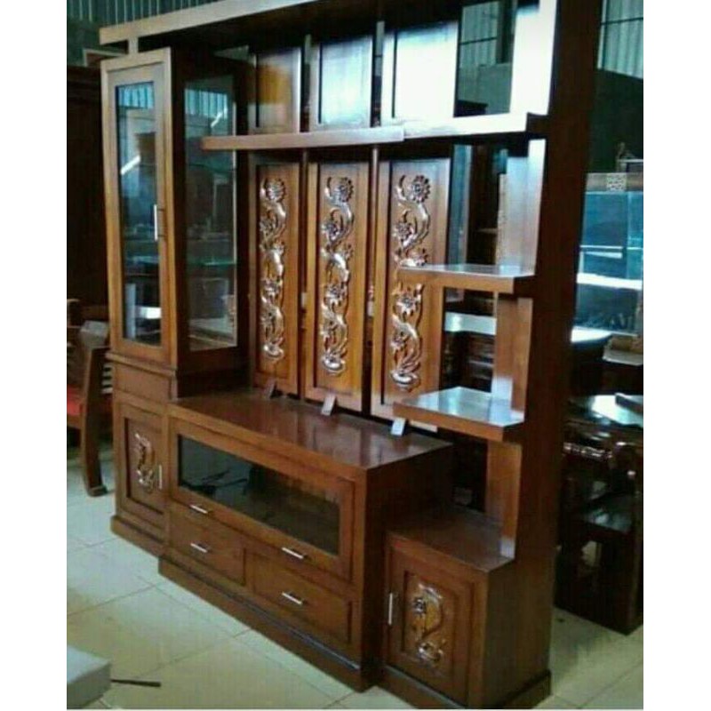 partisi penyekat ruangan/partisi ukir jati jepara