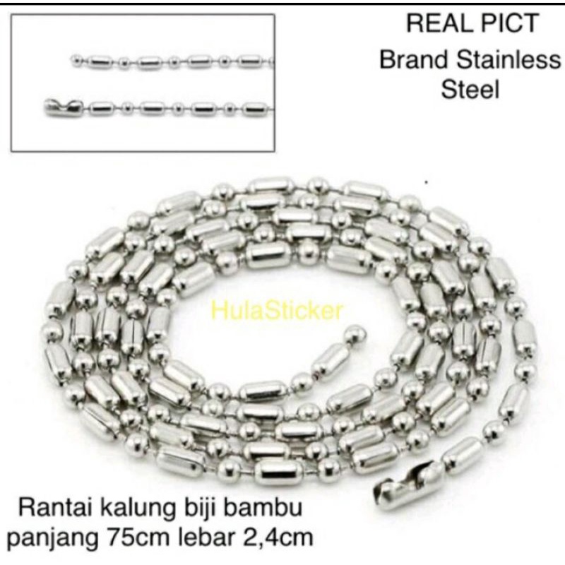 KALUNG TITANIUM PRIA/WANITA MCI ORIGINAL