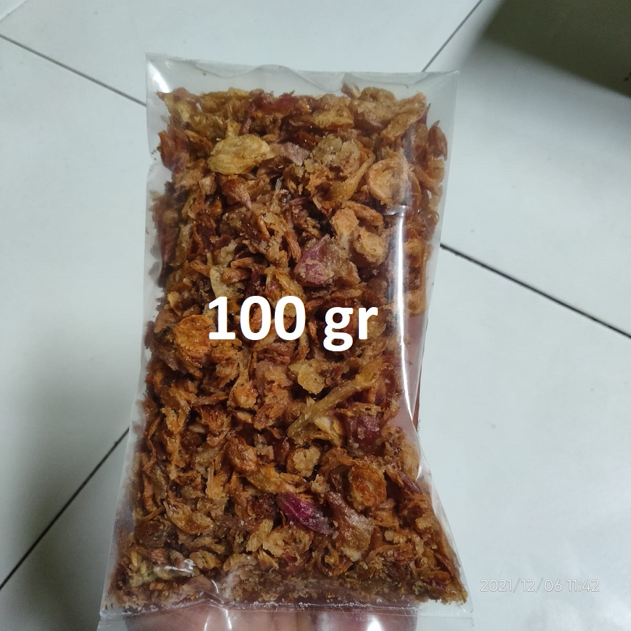 Bawang Merah Goreng 200gr/250gr Baru dari penggorengan, Brambang Goreng