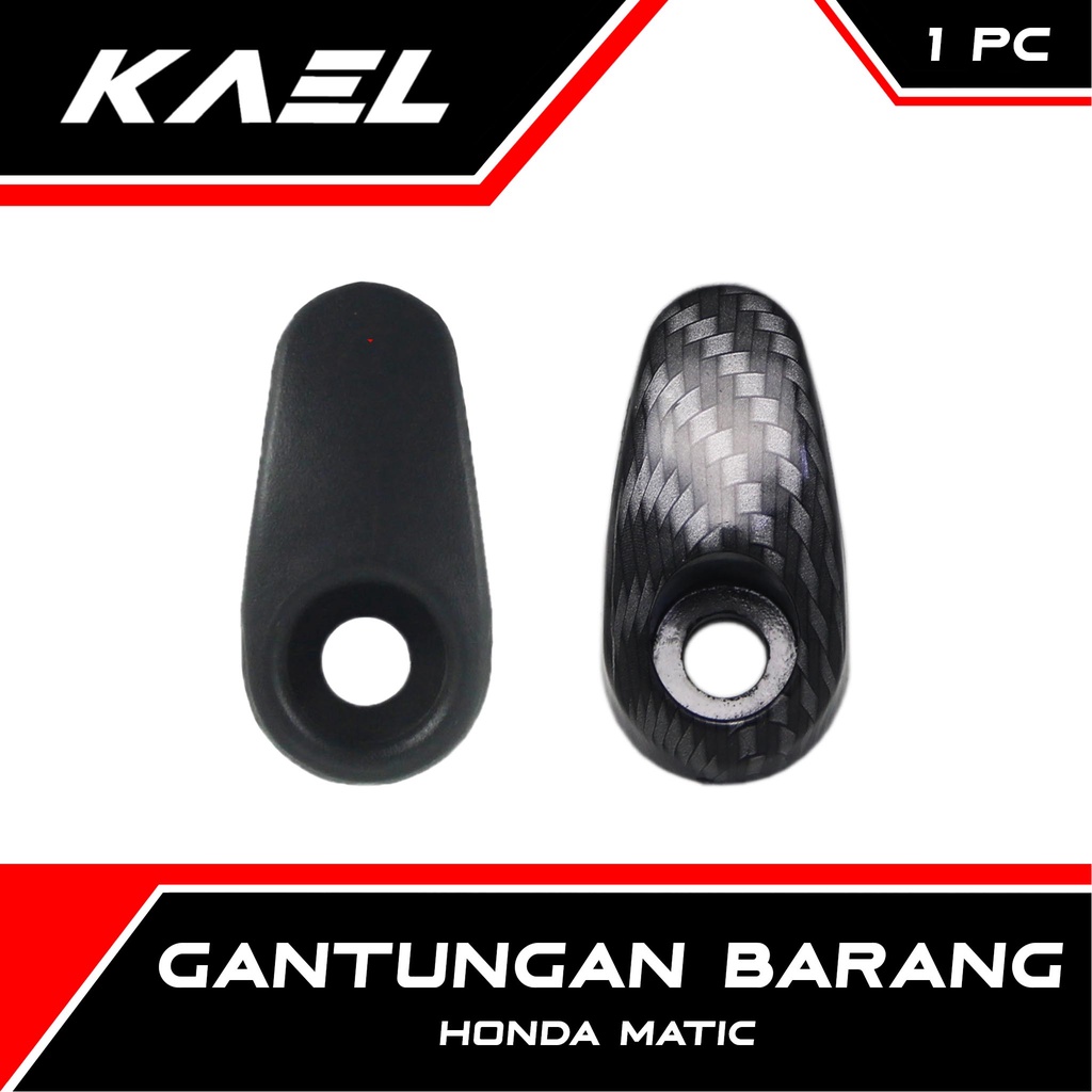 Gantungan Barang Honda Matic Beat-FI-eSP-Pop-Street New &amp; Vario 110-125-150 Techno-LED &amp; Scoopy-F1 &amp; Spacy Karbu-Lama-Old &amp; PCX Cantolan-Cantelan-Hook Lugagge Carbon-Karbon