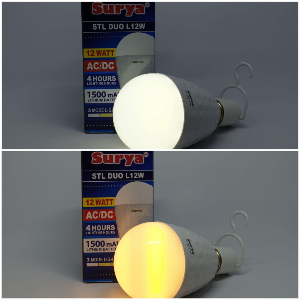Magic Lamp Surya STL-12W DUO Emergency / Lampu LED / Lampu Ajaib