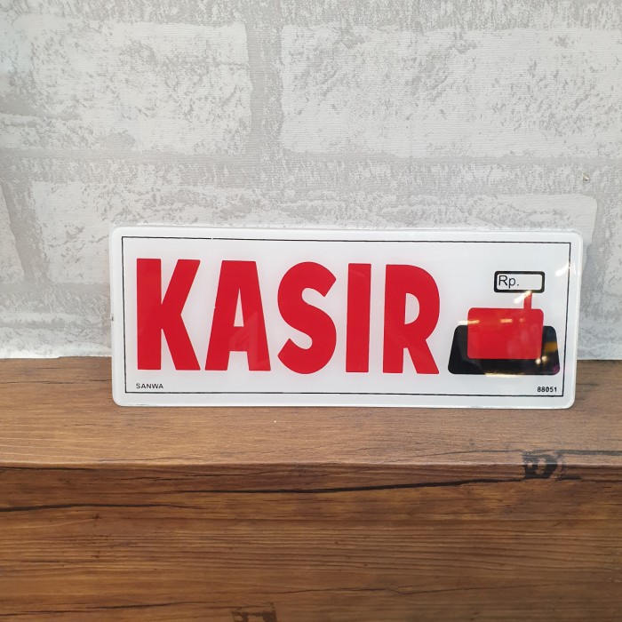 

NEW Papan tulisan Kasir / papan acrylic / sign board