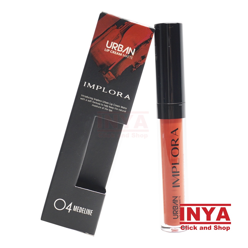 IMPLORA URBAN LIP CREAM MATTE 04 MEDELINE 2.9gr