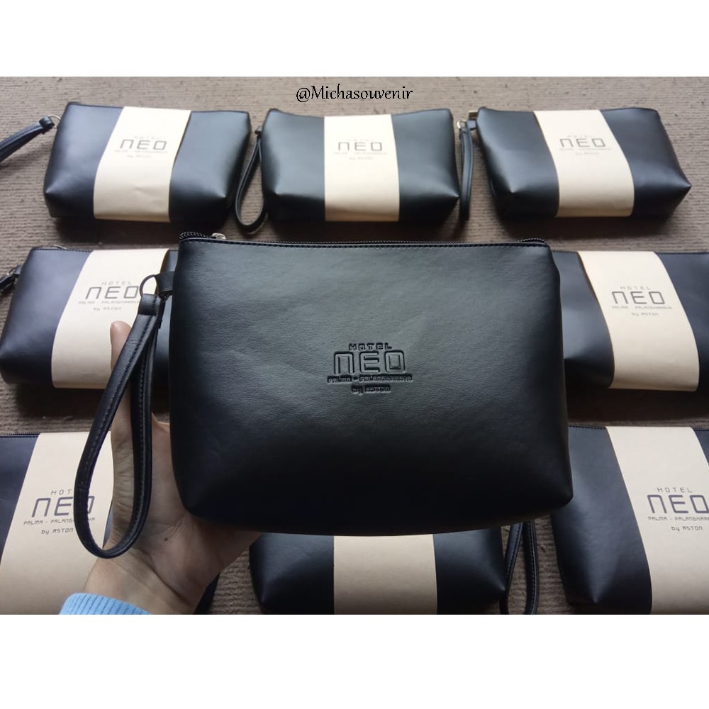 Souvenir Pouch Botega Bahan Colombo Costom Embos / Souvenir Hotel