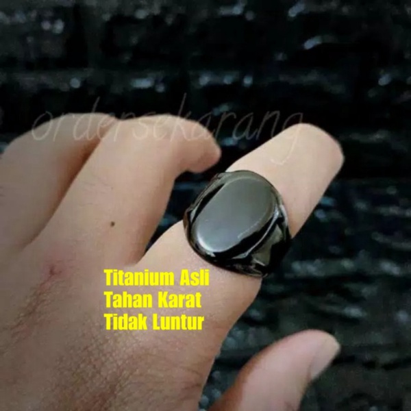 Unik CINCIN TITANIUM SACRED RING AKSESORIS PRIA COWOK Berkualitas