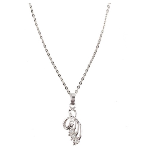 1901 Jewelry Kalung Swarovski Swan Silver