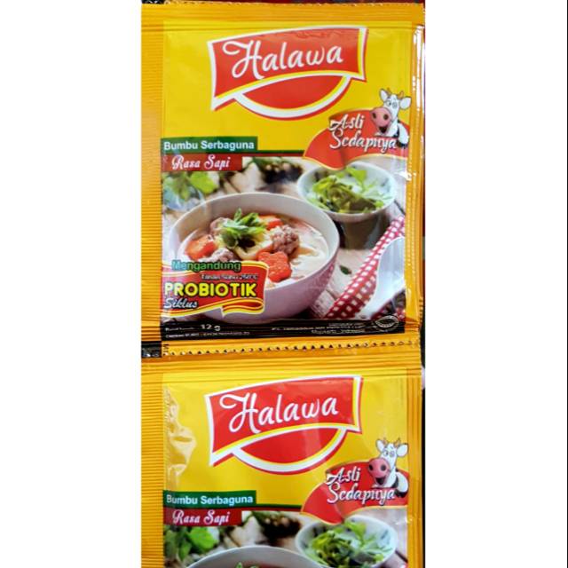 BUMBU INSTAN HALAWA KALDU BUBUK RASA SAPI, AYAM, JAMUR,  DAN MERICA BUBUK ISI 12 PCS