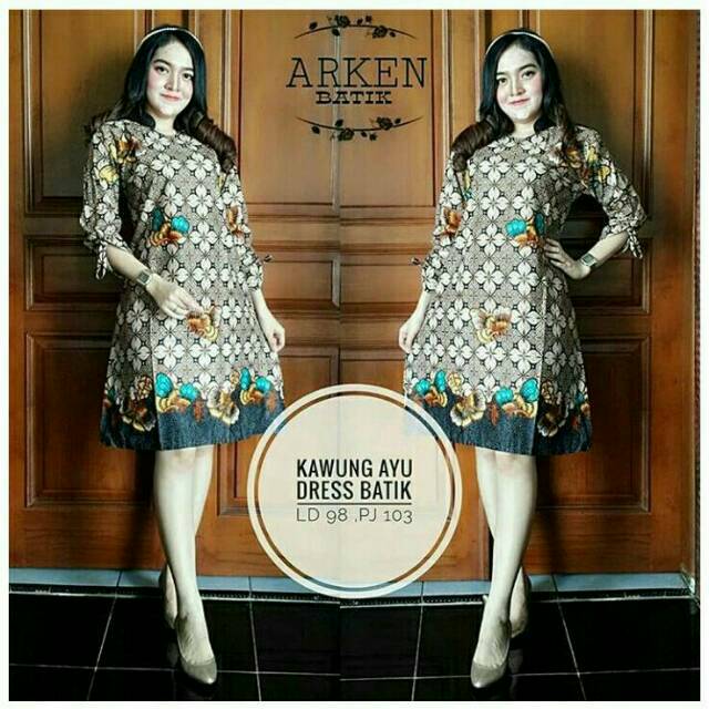 Dress Batik Depan Pendek Belakang Panjang - Gamis Brokat