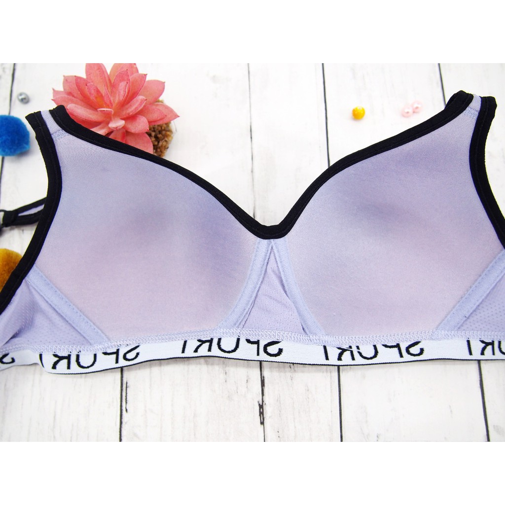 #8846 Fashion Bra size 36-42B | Bh tnpa kawat motif sport lentur bahan adem dan nyaman