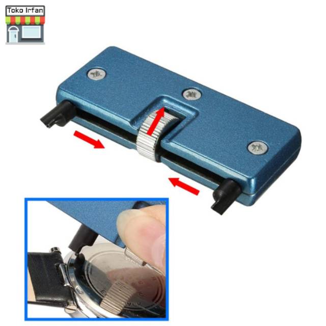 PRO TOOL WATCH CASE OPENER ALAT PEMBUKA JAM TANGAN SISTEM DERAT SCREW CASE REMOVER MODEL PIPIH