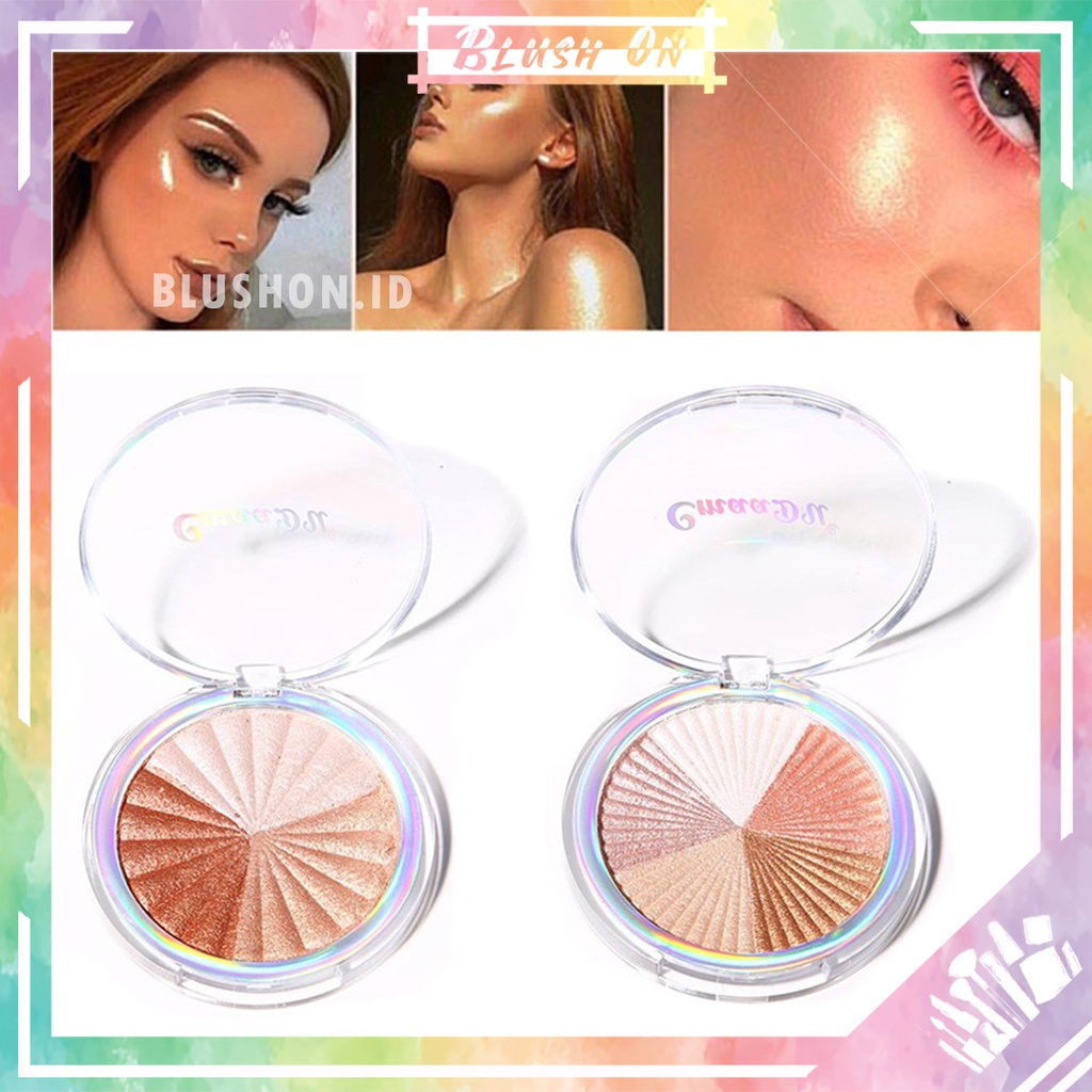 Cmaadu Highlighter Glitter Shimmer Highlithter Pallete Face Powder Countour