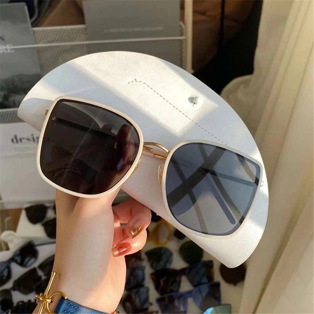 Kacamata Bingkai Besar Gaya Korea Baru | Kacamata Hitam Wanita Ins Harajuku Retro UV Protection