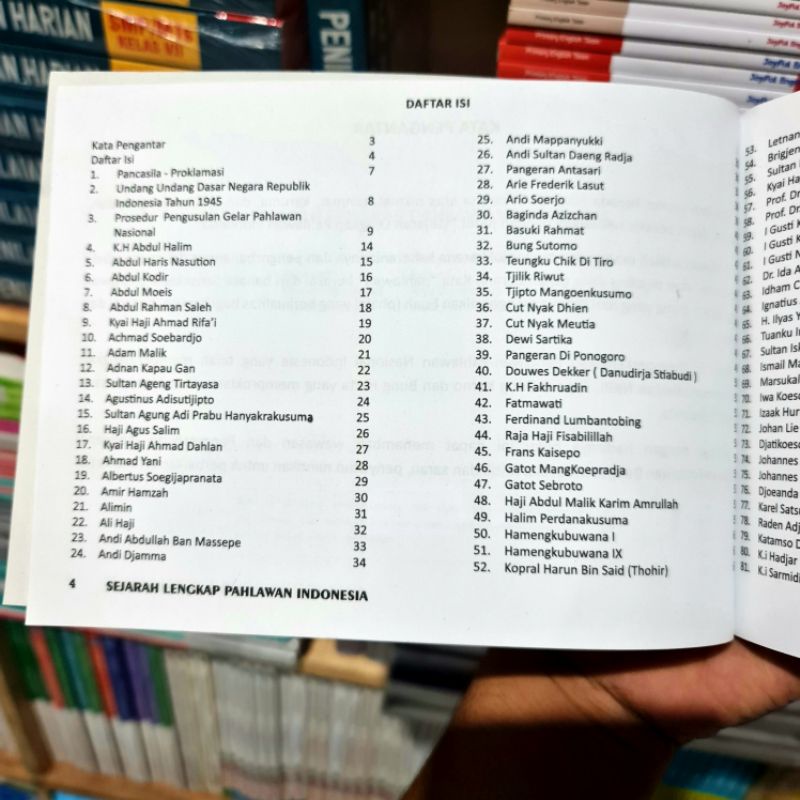 Edisi Terbaru : Buku Sejarah Lengkap Pahlawan Indonesia - Buku Wajib SD SMP SMA sampai UMUM