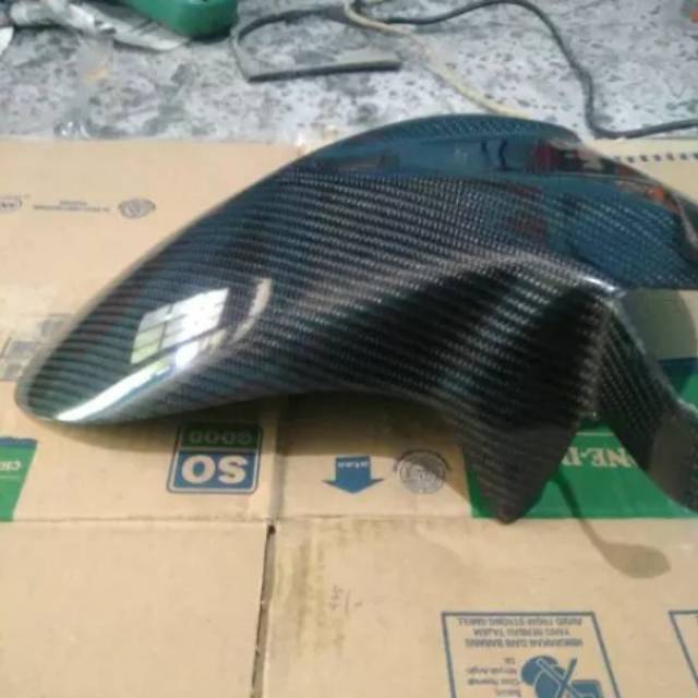 Promo Aksesoris Motor/Yamaha Xmax/X max 250Cc/Spakbor Kolong Belakang/Hugger/Carbon kevlar