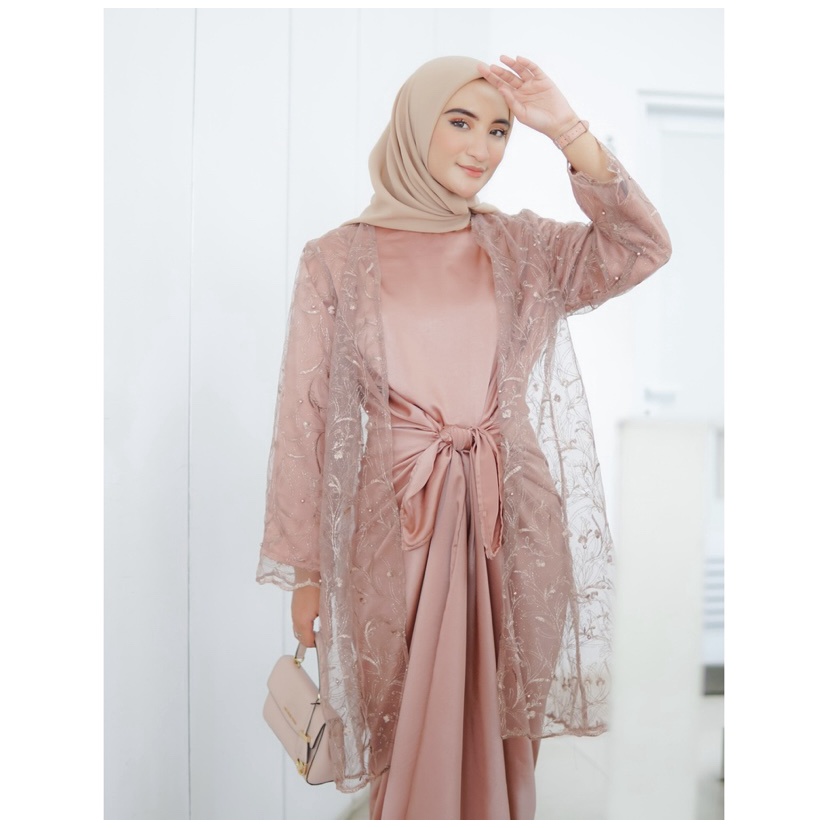 OUTER TILLE TOP OUTER CARDIGAN OUTER KEBAYA OUTER TULLE TILLE CAPE TILLE AKAR