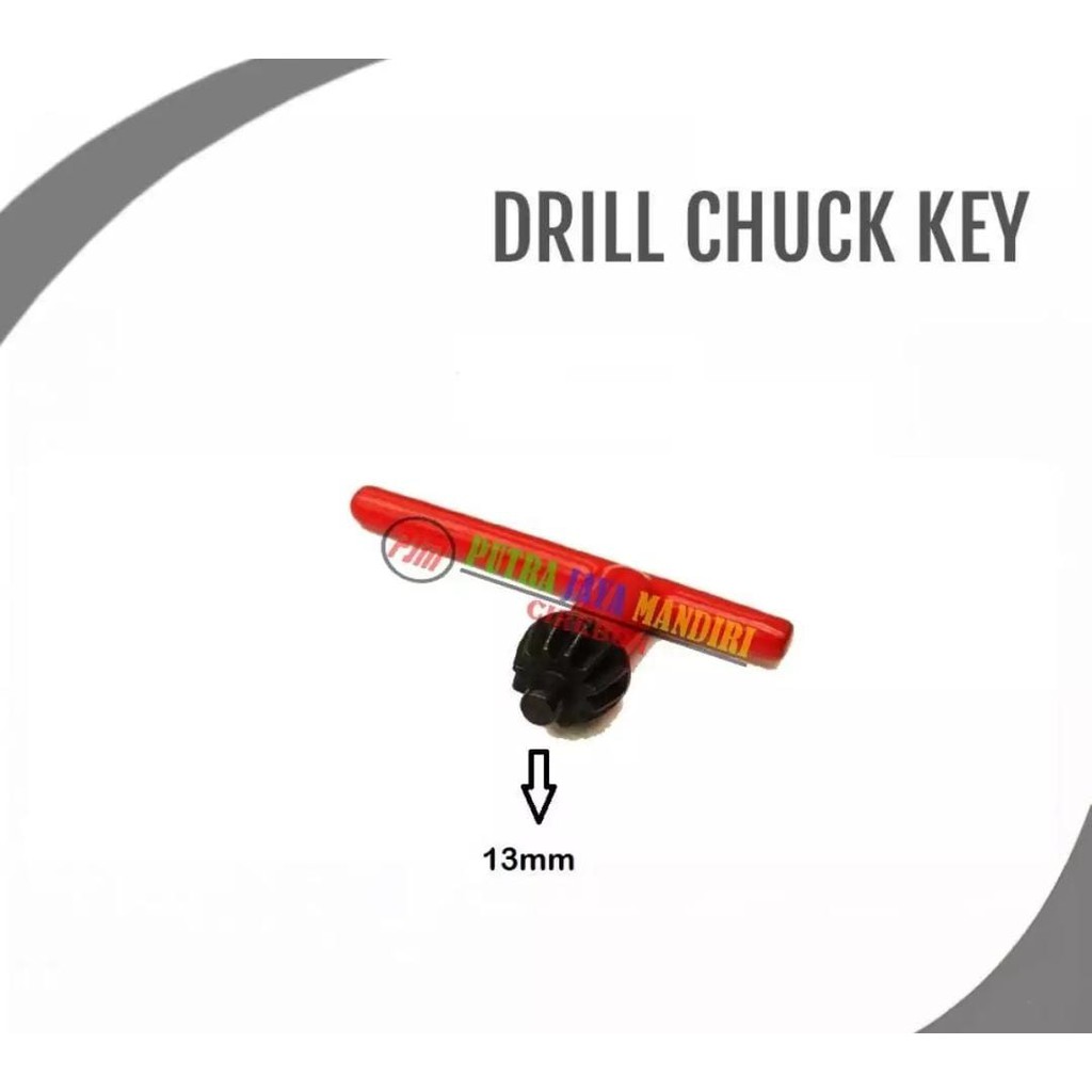 Kunci Kepala Bor 13 Mm / Drill Chuck Key Coated 13 Mm