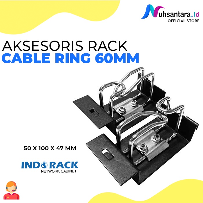 Cable Ring Rack Server CR02 Cable Management Rack Indorack
