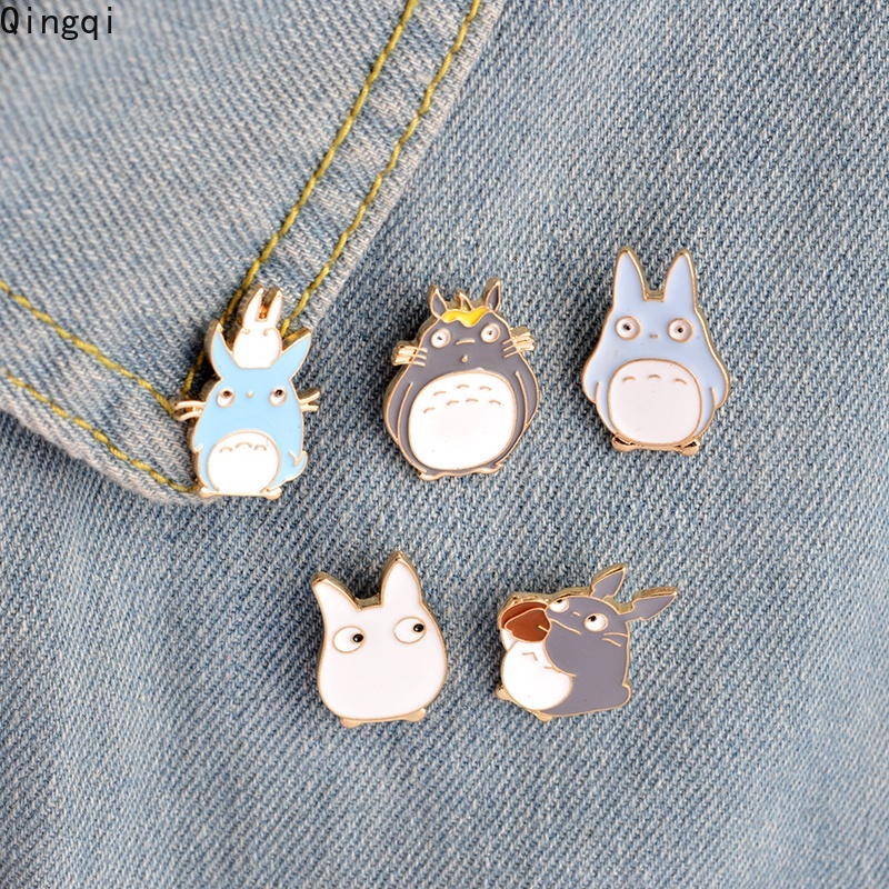 Bros Pin Enamel Desain Kartun Anime Jepang My Totoro Untuk Dekorasi