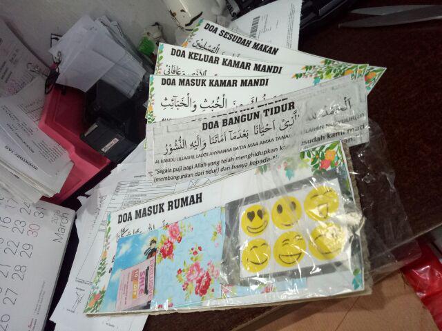 Stiker Pintu Doa Keluar Kamar Mandi Toilet Muslim Lafadz Islam Dzikir Dekorasi Dinding Wall Sticker