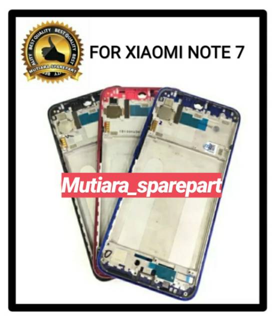 FRAME TULANG TENGAH LCD XIAOMI REDMI NOTE 7