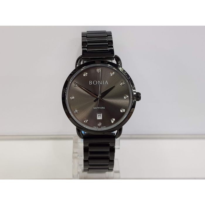 Jam Tangan Wanita Bonia BNB10495-2737 Sapphire Black Stainless Steel