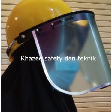 Helm Proyek Apd / Helm Face Shield / Helm Proyek Face Shield